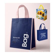 Laminated PP Custom Made Non Woven Shopping Bag New Style Custom Printing Shopping Bag